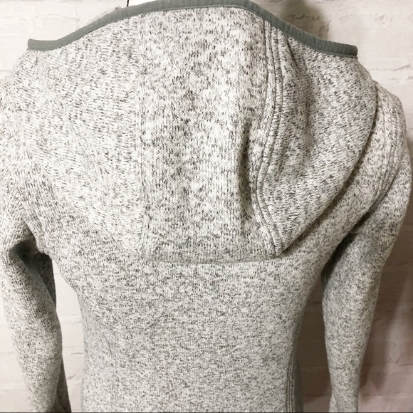 Marmot heathered grey zip hoodie. A50 - Picture 5 of 8